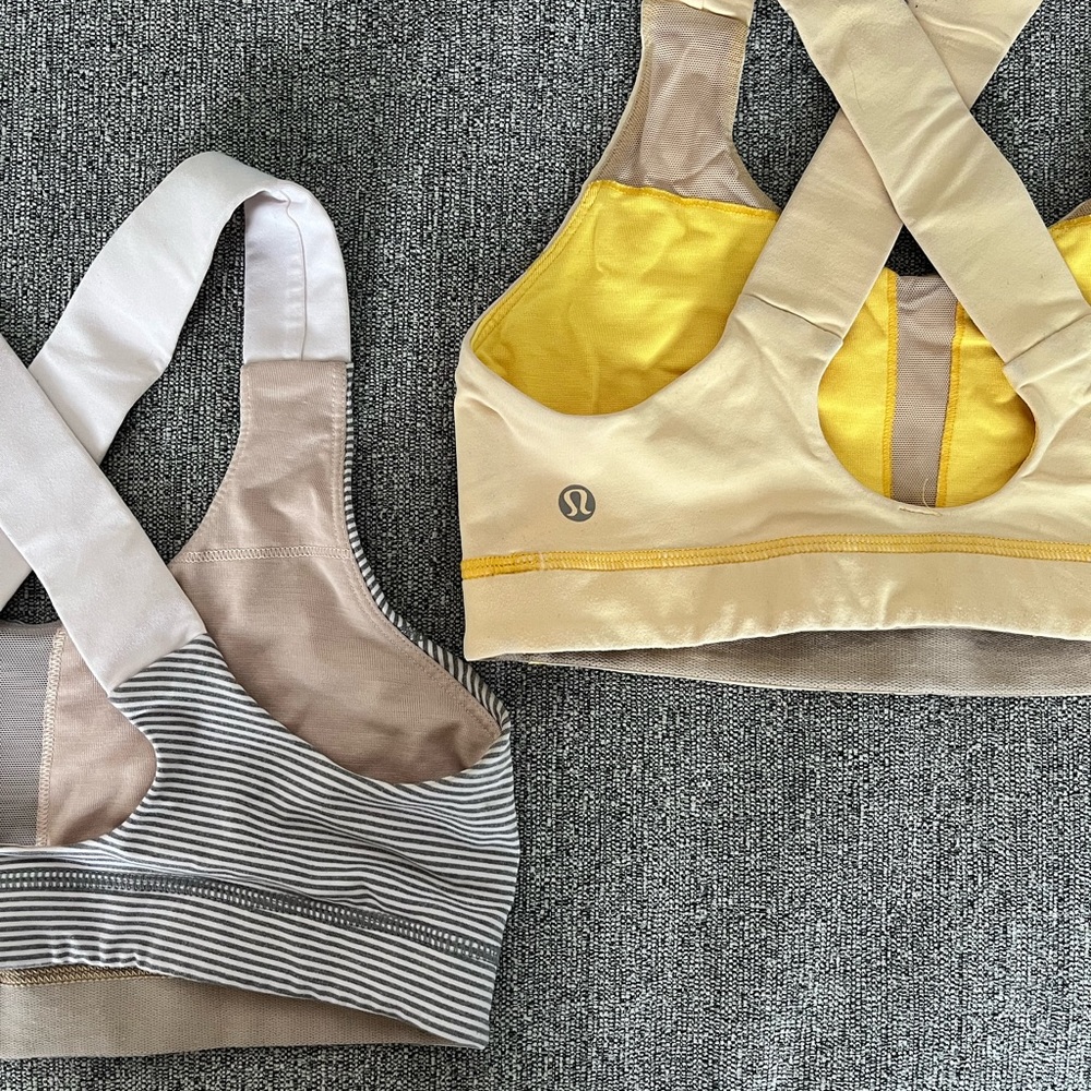 2 Lululemon All Sport Bra (Pack of 2 for this listing) SIZE 6